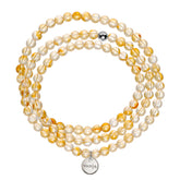 Citrine Amuleto Wrap Bracelet - Small bead